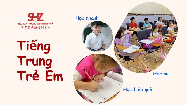 Khóa học tiếng Trung trẻ em tại SHZ